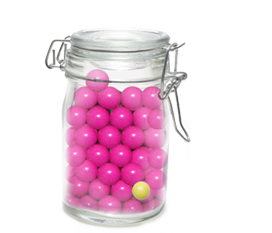 Pink Bubble Gum Jar